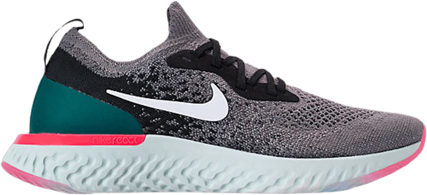 Women Nike Epic React Flyknit Gunsmoke AQ0070 010