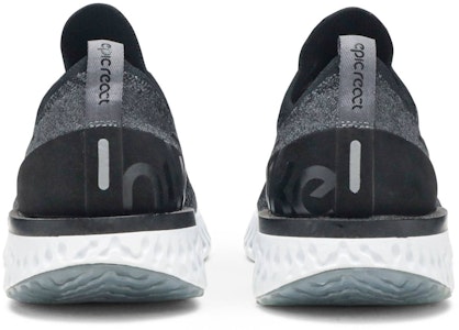 (W) 耐克 Epic React Flyknit 黑色暗灰色 AQ0070-001 Details for (W) 耐克 Epic React Flyknit 黑色暗灰色 AQ0070-001