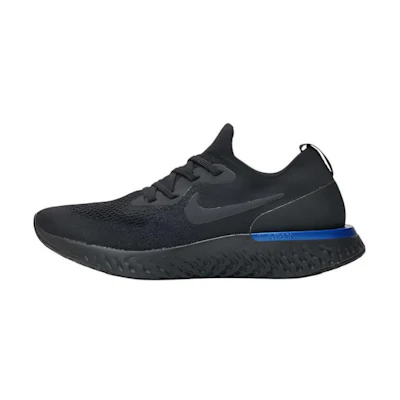 (W) Nike Epic React Flyknit Black Racer Blue