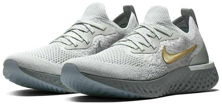 (Wanita) Nike Epic React Flyknit Kelabu Vast Emas Logam AV3048-070 Lookbook (Wanita) Nike Epic React Flyknit Kelabu Vast Emas Logam AV3048-070