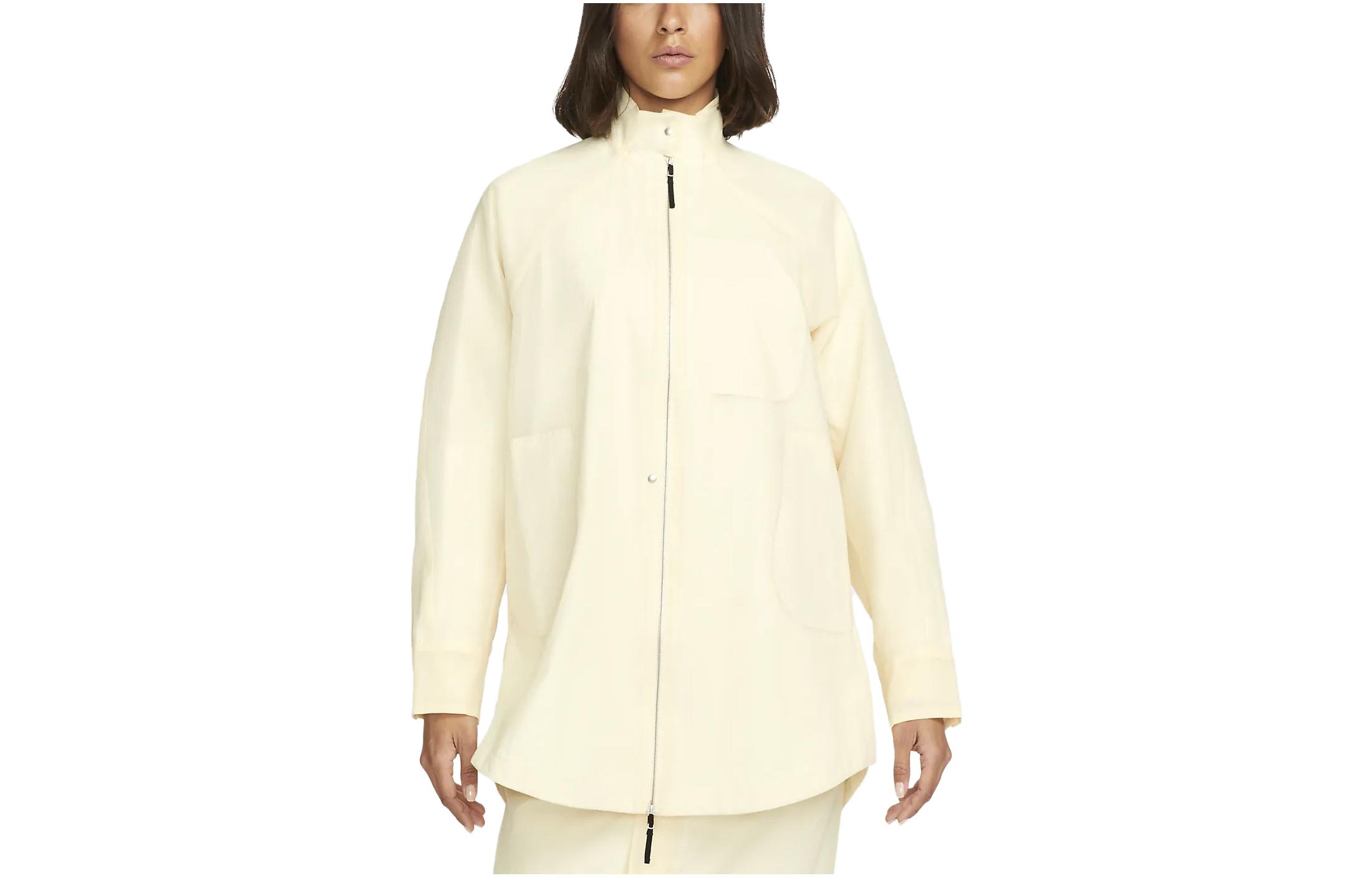 (Women) Nike ESC  Asymmetrical Zip Jacket Coconut Milk. DR5399-113