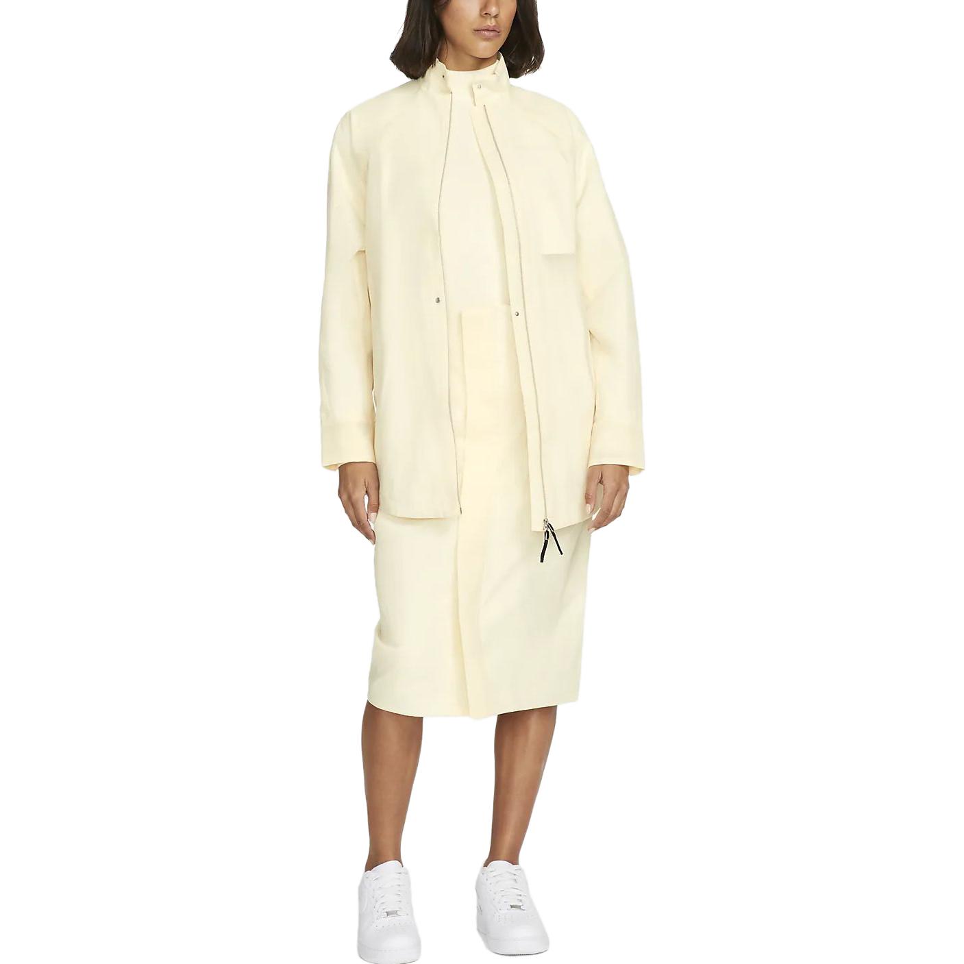 (Women) Nike ESC  Asymmetrical Zip Jacket Coconut Milk. DR5399-113 圖 4