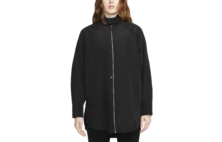 (Women) Nike ESC  Black Zip-Up Stand Collar Jacket DR5399-010 圖 2