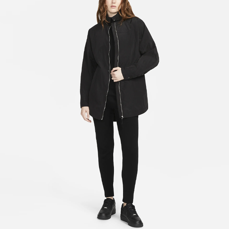 (Women) Nike ESC  Black Zip-Up Stand Collar Jacket DR5399-010 圖 4