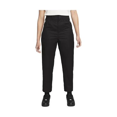 (Women) Nike ESC Slim-Fit Cropped Worker Pants Black Casual Trousers. DN4090-010