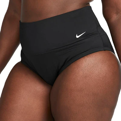 (Women) Nike Essential Plus Size High-Waist Stretch Swim Shorts Black NESSA276-001 Buy (Women) Nike Essential Plus Size High-Waist Stretch Swim Shorts Black NESSA276-001