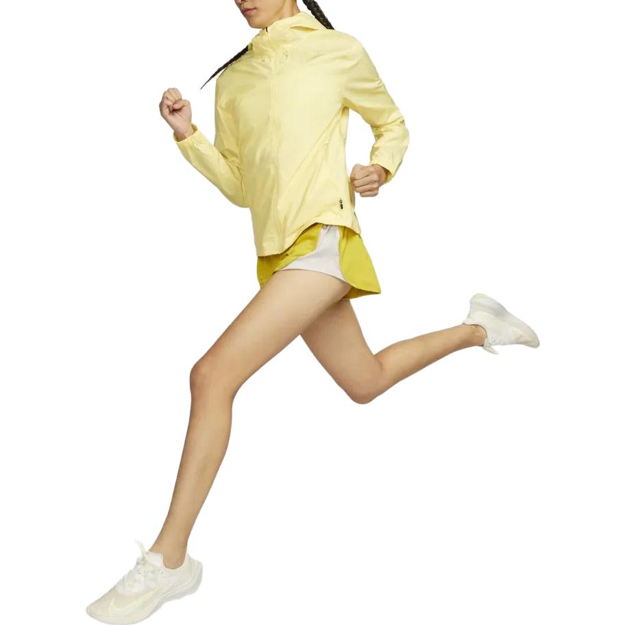 (Women) Nike Essential Yellow Solid Zip-Up Hoodie Jacket DX0319-706 圖 4