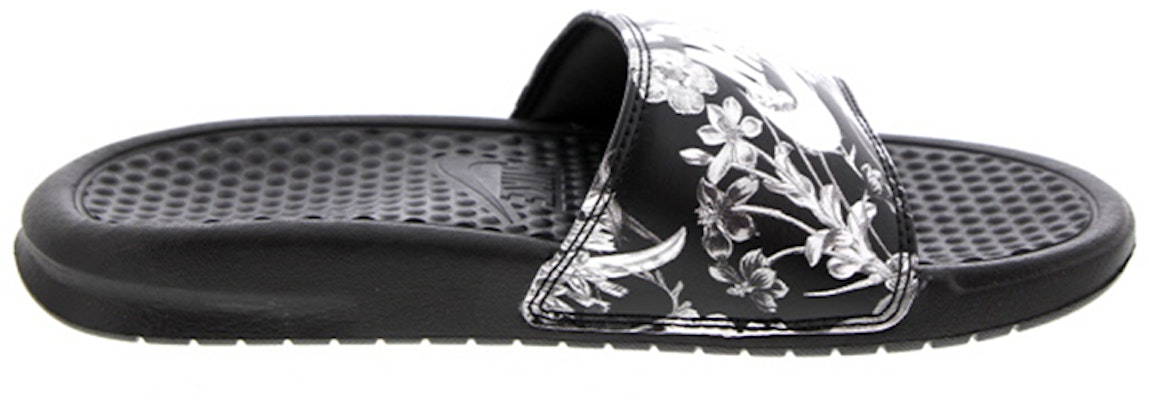 (Women) Nike FA18 BENASSI JDI PRINT 'Black White' 618919-020 Order (Women) Nike FA18 BENASSI JDI PRINT 'Black White' 618919-020