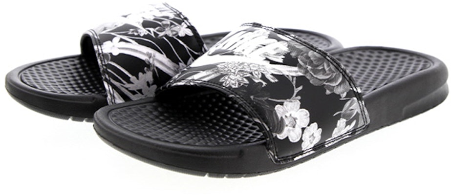 (Women) Nike FA18 BENASSI JDI PRINT 'Black White' 618919-020 Lookbook (Women) Nike FA18 BENASSI JDI PRINT 'Black White' 618919-020