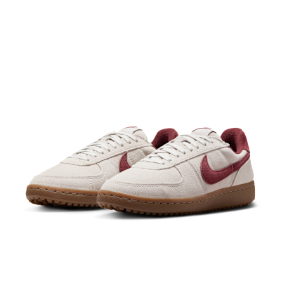 Details for (W) Nike Field General Suede. Beige Cerah/Coklat Gelap/Merah Pasukan Mendalam IF1743-001