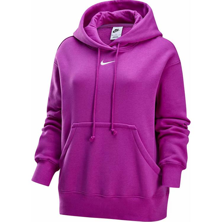 (Women) Nike Fleece-Lined Hooded Sweatshirt Purple DQ5861-518