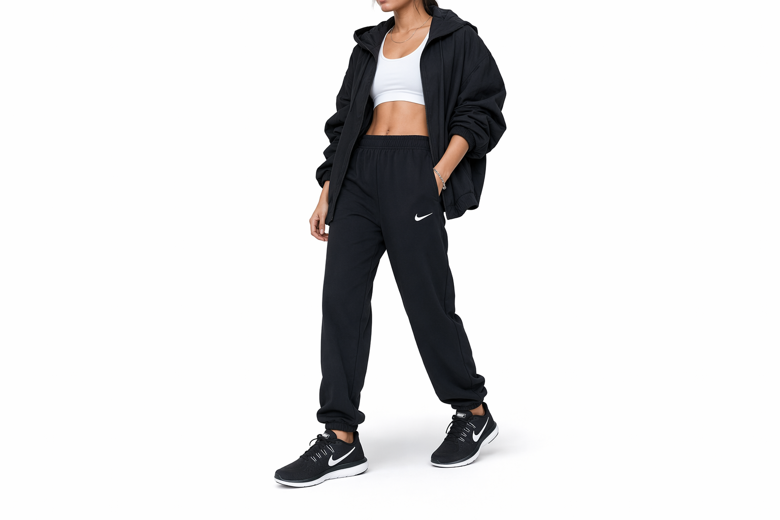 Order Nike Flex 2017 RN 低筒 跑步鞋 女款 黑白
