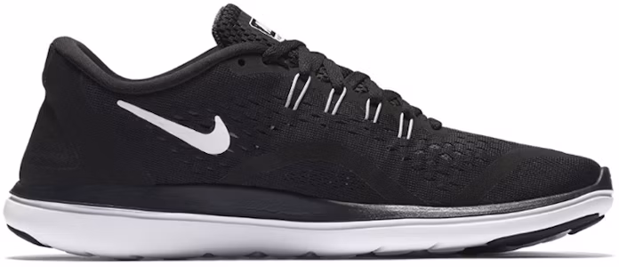 Lookbook Nike Flex 2017 RN 低筒 跑步鞋 女款 黑白