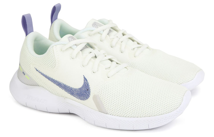 Lookbook Nike Flex Experience Run 10 低筒跑步鞋 女款 白藍