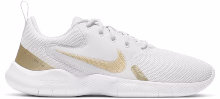 (Women) Nike Flex Experience Run 10 'White Metallic Gold Star' CI9964-010 (Women) Nike Flex Experience Run 10 'White Metallic Gold Star' CI9964-010