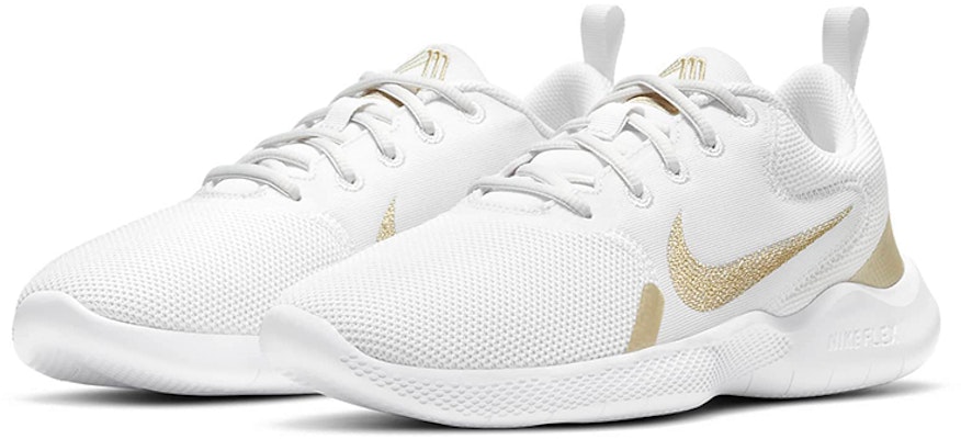 (W) Nike Flex Experience Run 10 'Blanco Oro Metálico Estrella' CI9964-010 Lookbook (W) Nike Flex Experience Run 10 'Blanco Oro Metálico Estrella' CI9964-010