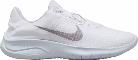 (Women) Nike Flex Experience Run 11 Next Nature 'White Metallic Silver' DD9283-100 (Women) Nike Flex Experience Run 11 Next Nature 'White Metallic Silver' DD9283-100