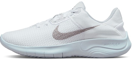 (Women) Nike Flex Experience Run 11 Next Nature 'White Metallic Silver' DD9283-100 (Women) Nike Flex Experience Run 11 Next Nature 'White Metallic Silver' DD9283-100
