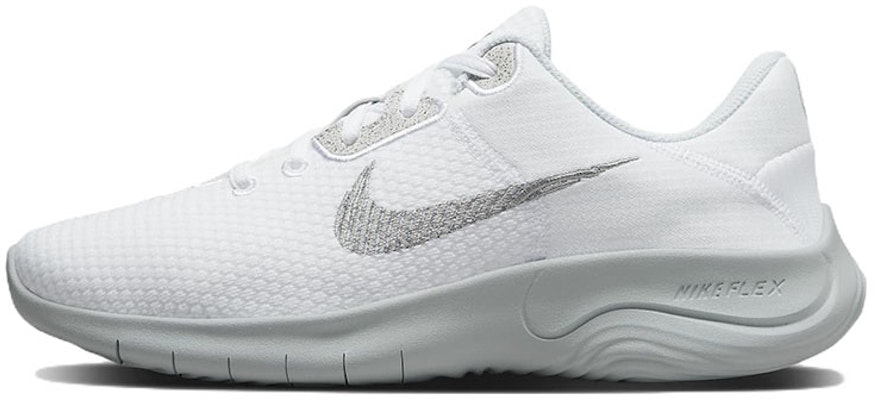 (Women) Nike Flex Experience Run 11 Wide 'White Metallic Silver' DH8254-100 Buy (Women) Nike Flex Experience Run 11 Wide 'White Metallic Silver' DH8254-100