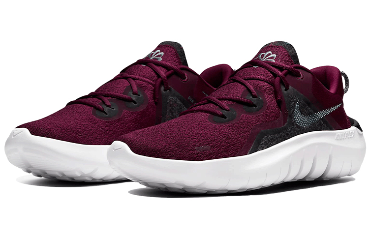 Lookbook (W) Nike Flex Run 2021 Low-Top Vino Intenso 'Rojo Blanco' CW3409-600