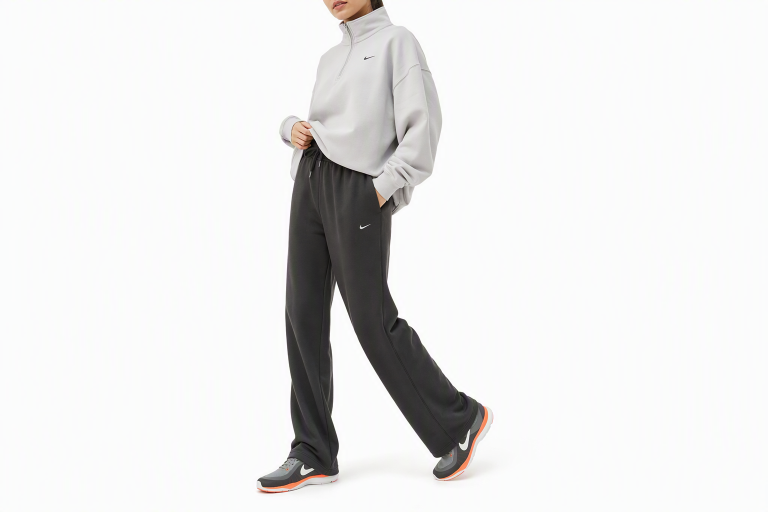 Order (W) Nike Flex Trainer 6 ''Grau Orange Weiß'' 831217-009