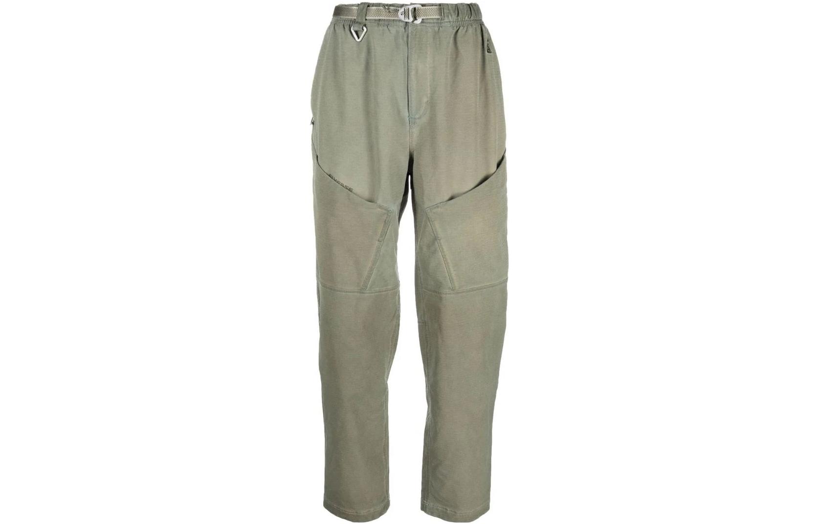 (Women) Nike FlyEase Trail Green Straight-Leg Pants with Belt DH3109-320