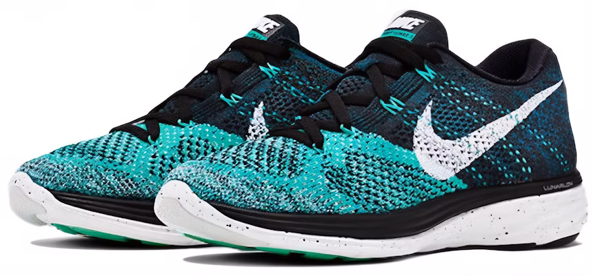 Nike Flyknit Lunar 3 低筒 跑步鞋 女款 黑綠 Lookbook Nike Flyknit Lunar 3 低筒 跑步鞋 女款 黑綠