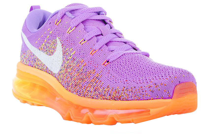 Order (W) Nike Flyknit Max 'Púrpura Atómica Naranja Total' 620659-500
