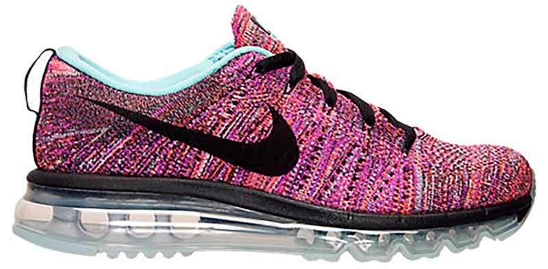 Buy （女款）Nike Flyknit Max '黑色海水藍' 620659-009