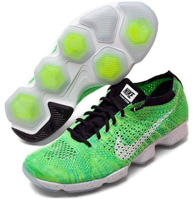 (W) Nike Flyknit Zoom Agility 'Volt Green Glow' Verde Resplandor 698616-701 Shop (W) Nike Flyknit Zoom Agility 'Volt Green Glow' Verde Resplandor 698616-701