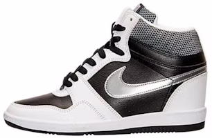 (Women) Nike Force Sky High 'Black Metallic Silver' 629746-012 (Women) Nike Force Sky High 'Black Metallic Silver' 629746-012