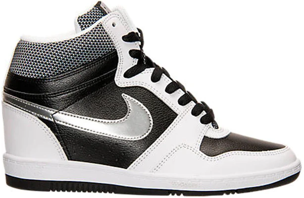 (W) Nike Force Sky High 'Hitam Perak Metalik' 629746-012 Order (W) Nike Force Sky High 'Hitam Perak Metalik' 629746-012