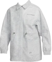 (Women) Nike Forward Mesh Collar Long Sleeve Outdoor Utility Jacket Ash Grey DZ0749-077 (Women) Nike Forward Mesh Collar Long Sleeve Outdoor Utility Jacket Ash Grey DZ0749-077