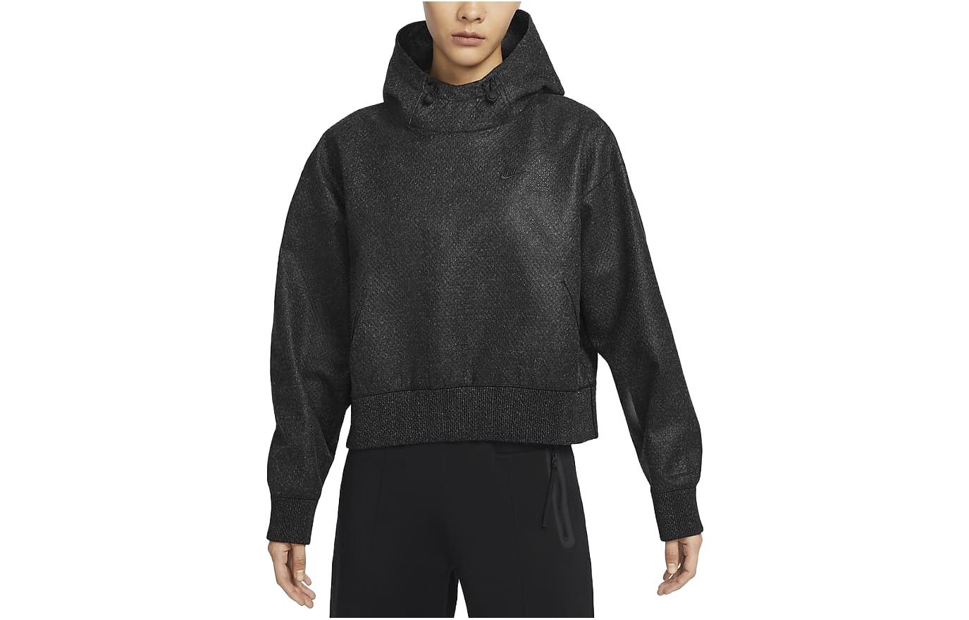 (Women) Nike Forward Oversized Hoodie Black - Casual Solid Color Apparel FN0297-060