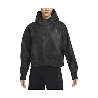 (Women) Nike Forward Oversized Hoodie Black - Casual Solid Color Apparel FN0297-060