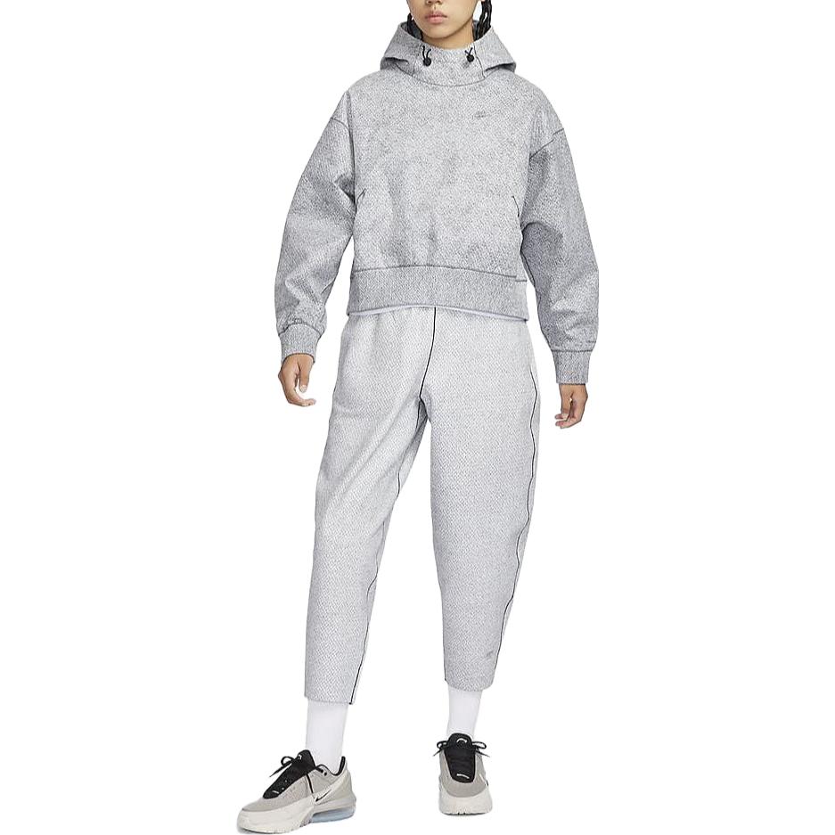 (Women) Nike Forward Oversized Hoodie Sweatshirt Light Gray Casual Wear FN0297-077 圖 4