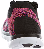 Shop Nike Free 4.0 Flyknit 耐磨防滑減震 低筒拼色跑步鞋 女款 紫粉色