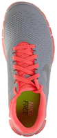 Lookbook Nike Free 4.0 舒適透氣 低筒休閒跑步鞋 女款 灰紅色