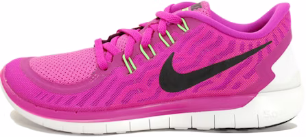 (Women) Nike Free 5.0 Fuchsia Flash Black- Pow-Hot Lava 'Pink' 724383-501 (Women) Nike Free 5.0 Fuchsia Flash Black- Pow-Hot Lava 'Pink' 724383-501