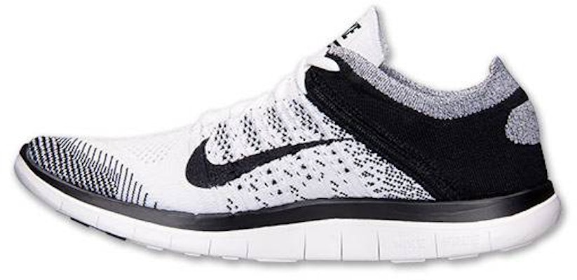 Free flyknit 4.0 womens black and white deals