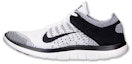 Order (W) Nike Free Flyknit 4.0 'Putih Hitam' 631050-100