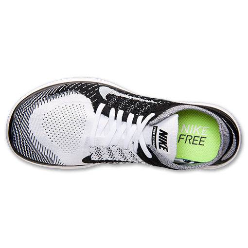 Buy Women Nike Free Flyknit 4.0 White Black 631050 100 Novelship