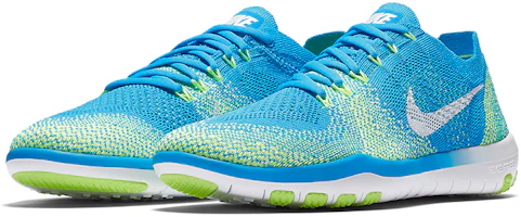 Lookbook Nike Free Focus Flyknit 2 藍綠白 女款
