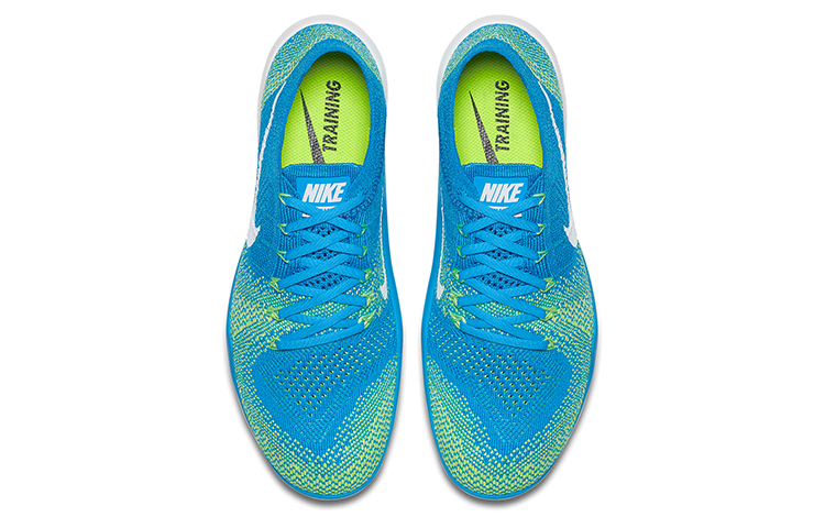 Shop (W) Nike Free Focus Flyknit 2 ''Blu Verde Bianco'' 880630-400