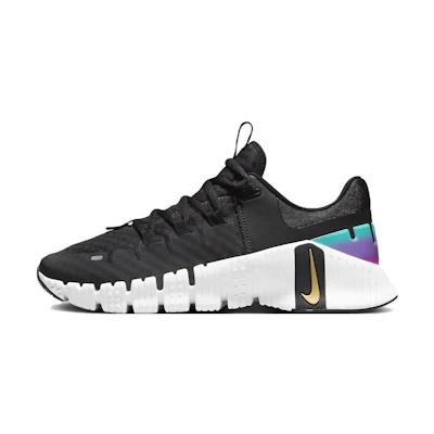 (W) Nike Free Metcon 5 PRM 'Black Fireberry Gold'