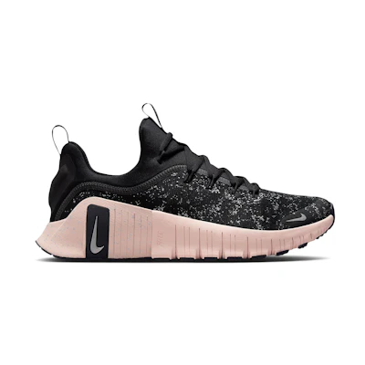 (W) Nike Free Metcon 6 SE Black/Silt Red/Metallic Silver