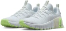 Purchase (Women) Nike Free Metcon 6 White/Barely Volt/Sail/Metallic Silver FJ7126-108