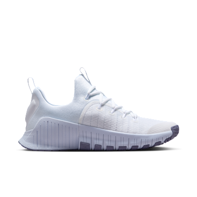 Lookbook (W) Nike Free Metcon 6 Putih/Biru Setengah/Perak Metalik FJ7126-110