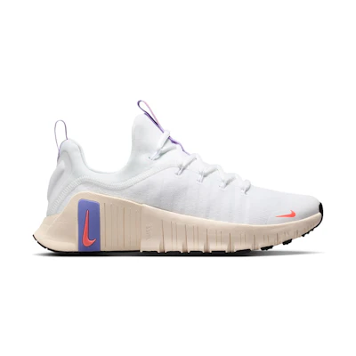 (W) Nike Free Metcon 6 White Violet Mist Chalk Lava