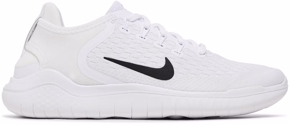 Women Nike Free RN 2018 White Black 942837 100 942837 100